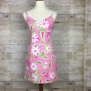 Lilly Pulitzer Floral Paisley Dress Sz. 2P